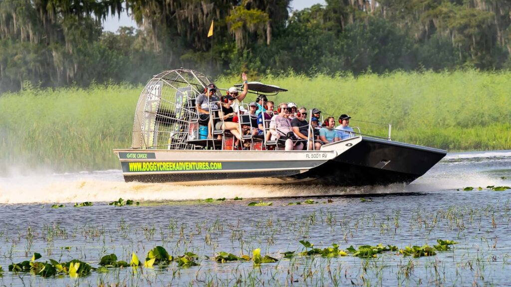 Boggy Creek airboat ride in Florida