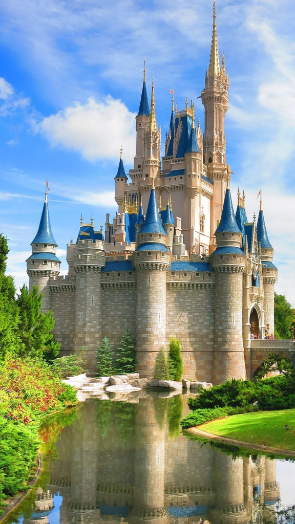 The Walt Disney castle.